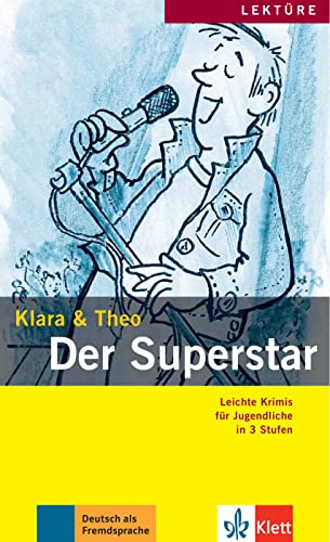 9783126064330: Leichte Krimis fur Jugendliche in 3 Stufen: Der Superstar - Buch mit Audio-Onl