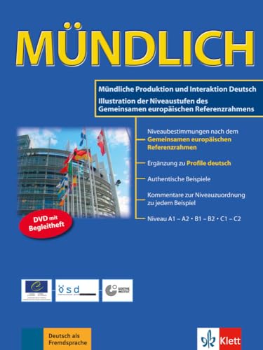 Stock image for MNDLICH: Mndliche Produktion und Interaktion Deutsch: Illustration der Niveaustufen des Gemeinsamen europischen Referenzrahmens. DVD mit Begleitheft for sale by medimops