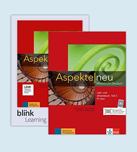 Imagen de archivo de Aspekte neu in Halbbanden: Kurs- und Ubungsbuch B1+ Teil 2 inklusive Lizenz a la venta por Bestsellersuk