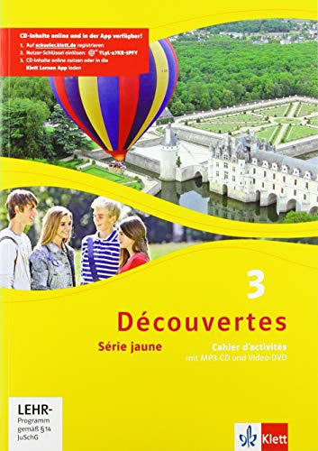 Imagen de archivo de Dcouvertes 3. Srie jaune (ab Klasse 6). Cahier d'activits mit Audio-CD (MP3 fr PC) a la venta por medimops