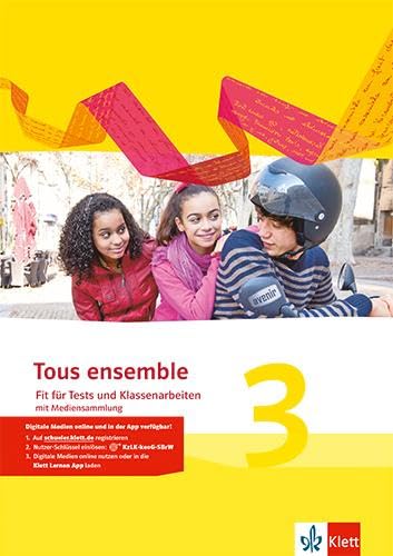 9783126236287: Tous ensemble 3. Fit fr Tests und Klassenarbeiten mit Lsungen und Multimedia-CD. Ausgabe 2013: Mit Lsungen und Multimedia-CD. 3. Lernjahr