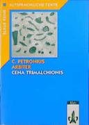 Cena Trimalchionis. (Lernmaterialien) (9783126555005) by Petronius Arbiter; Bodamer, Christof; Huber, Joachim