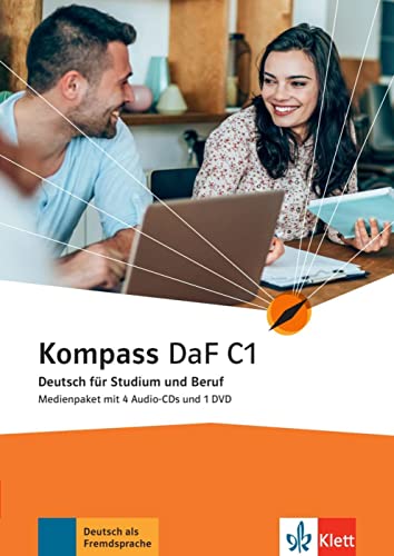 9783126700108: Kompass daf c1 medienpaket 4cds + 1 dvd: 4 Audio-CDs und 1 DVD zum Kurs- und Ubungsbuch C1