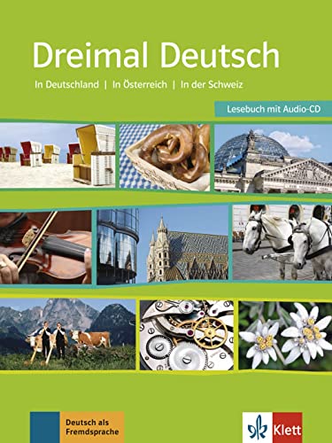 9783126752374: Dreimal Deutsch. Lesebuch (+ Audio CD)
