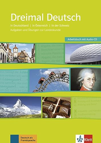 9783126752411: DREIMAL DEUTSCH, LIBRO DE EJERCICIOS: Arbeitsbuch & Audio-CD (SIN COLECCION)