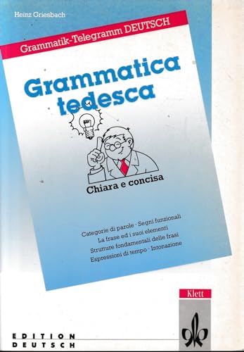 Beispielbild fr Grammatik-Telegramm Deutsch, Grammatica tedesca zum Verkauf von medimops