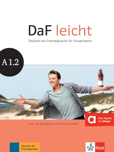 9783126762519: DaF leicht: Kurs- und Ubungsbuch A1.2 mit DVD-Rom