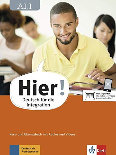 Stock image for Hier! A1.1. Kurs- und �bungsbuch mit Audios und Videos: Deutsch f�r die Integration for sale by Chiron Media