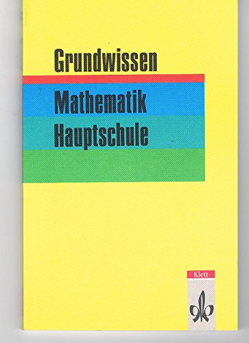 9783127099102: Grundwissen Mathematik Hauptschule