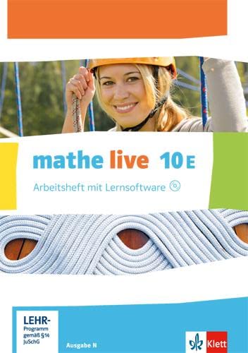 Beispielbild fr mathe live / Ausgabe N: mathe live / Arbeitsheft mit Lsungsheft und Lernsoftware 10 E: Ausgabe N zum Verkauf von medimops