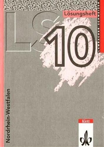 Lambacher-Schweizer, Ausgabe Nordrhein-Westfalen, EURO, 10. Schuljahr, LÃ¶sungsheft (9783127307535) by Lambacher-Schweizer