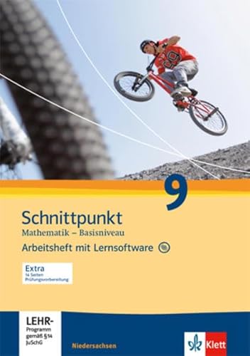 Schnittpunkt Mathematik - Ausgabe für Niedersachsen / Arbeitsheft mit Lösungsheft und Lernsoftware 9. Schuljahr - Basisniveau