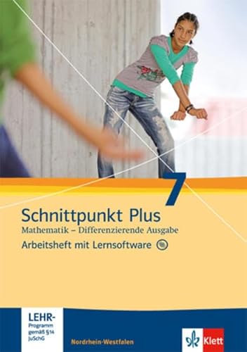 Beispielbild fr Schnittpunkt Mathematik - Differenzierende Ausgabe fr Nordrhein-Westfalen / Arbeitsheft mit Lsungsheft und Lernsoftware 7. Schuljahr zum Verkauf von medimops