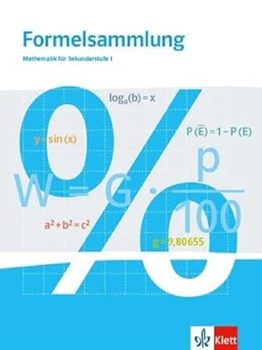 Beispielbild fr Formelsammlung Mathematik fr Sekundarstufe I. Klasse 5 - 10. Ausgabe Baden-Wrttemberg -Language: german zum Verkauf von GreatBookPrices