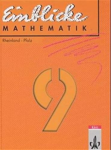 Einblicke Mathematik Rheinland-Pfalz 9 - guter Erhaltungszustand - Joachim Becherer