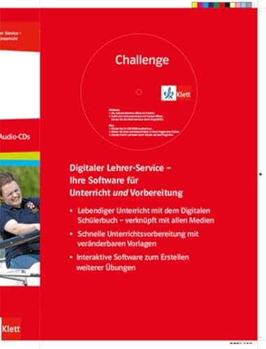 9783128092126: Challenge. Lehrerhandbuch + Medien-DVD + 3 Lehrer-Audio-CDs: Englisch fr berufliche Gymnasien