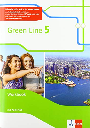 9783128342559: Green Line 5: Workbook mit Audios Klasse 9. Bundesausgabe ab 2014