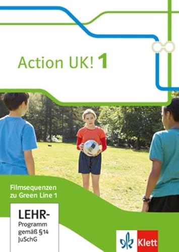 Green Line 1 Action UK!, 1 DVD : Filmsequenzen zu Green Line 1 auf DVD Klasse 5. DE