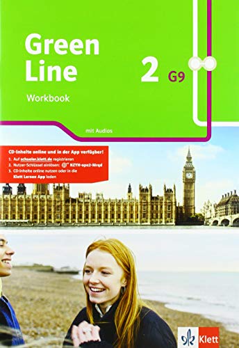 Beispielbild fr Green Line 2 G9: Workbook mit Audios Klasse 6 (Green Line G9. Ausgabe ab 2019) zum Verkauf von medimops