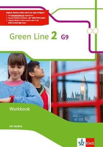 9783128542256: Green Line 2 G9. Workbook + Nutzerschlssel Klasse 6