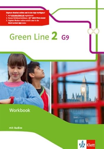 9783128542256: Green Line 2 G9. Workbook + Nutzerschlssel Klasse 6