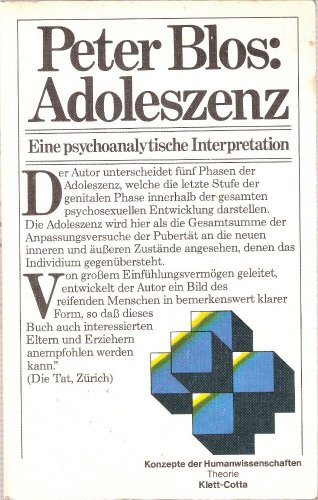 Imagen de archivo de Adoleszenz. Eine psychoanalyt. Interpretation. a la venta por Grammat Antiquariat