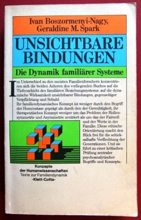 Imagen de archivo de Unsichtbare Bindungen. Die Dynamik familirer Systeme a la venta por medimops