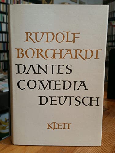 9783129012901: Dantes Comedia Deutsch.