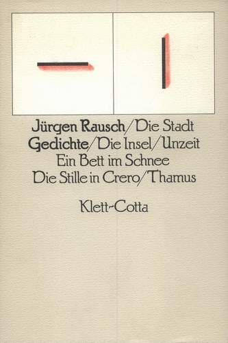 Beispielbild fr Gedichte. Die Stadt. Die Insel. Unzeit. Ein Bett im Schnee. Die Stille in Crero. Thamus. zum Verkauf von Worpsweder Antiquariat