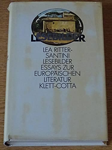 Lesebilder. Essays zur europäischen Literatur.
