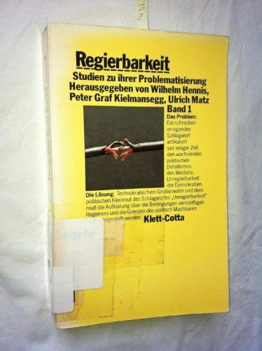 Imagen de archivo de Regierbarkeit; Bd. 1. a la venta por CSG Onlinebuch GMBH