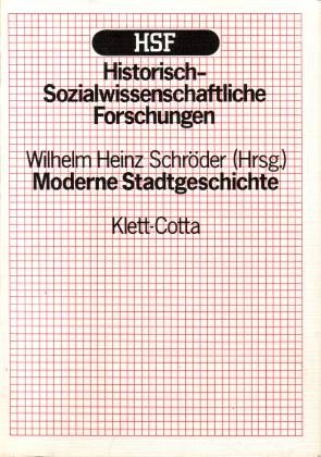 Stock image for Moderne Stadtgeschichte, for sale by modernes antiquariat f. wiss. literatur