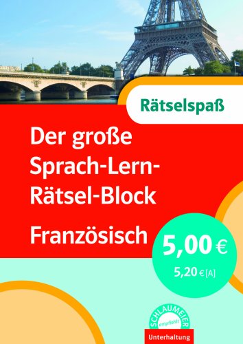 Stock image for Der groe Sprach-Lern-Rtsel-Block Franzsisch for sale by medimops