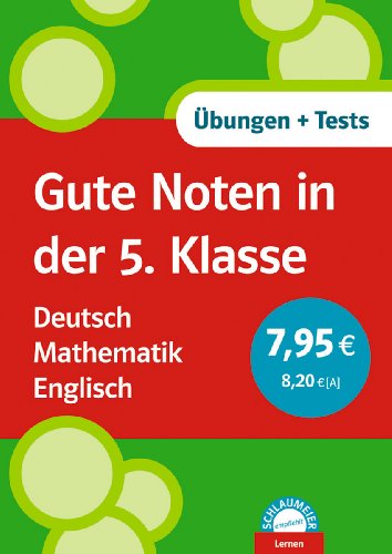 9783129200513: Gute Noten in der 5. Klasse. Deutsch. Mathematik. Englisch: bungen und Tests