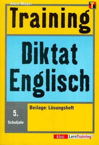 Beispielbild fr Training, Diktat Englisch, 5. Schuljahr zum Verkauf von medimops