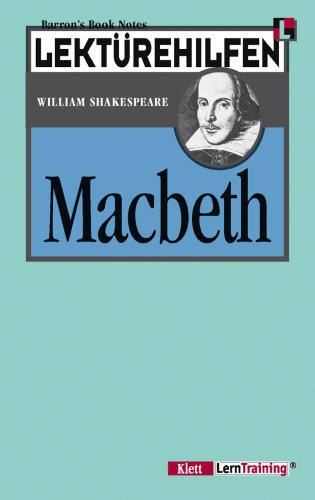 Beispielbild fr Lektrehilfen: William Shakespeare, Macbeth. (LernTraining) zum Verkauf von Gabis Bcherlager