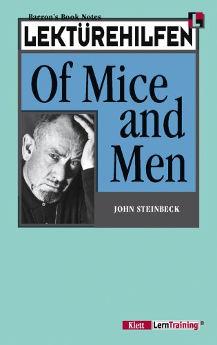 Imagen de archivo de Lektrehilfen Of Mice and Men. (Lernmaterialien) a la venta por medimops
