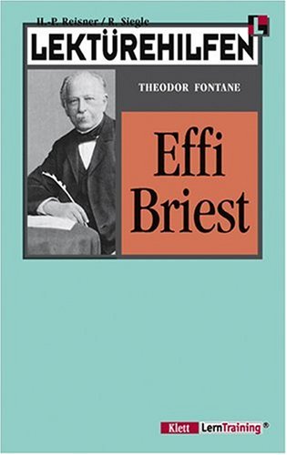 9783129223444: Lekturehilfen Theodor Fontane "Effi Briest" (Klett Lekturehilfen) (German Edition)