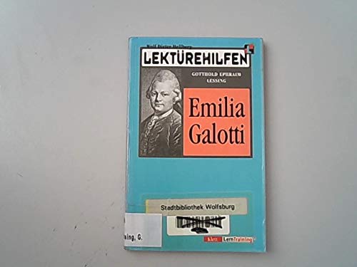 9783129223642: Lektrehilfen Emilia Galotti. (Lernmaterialien)