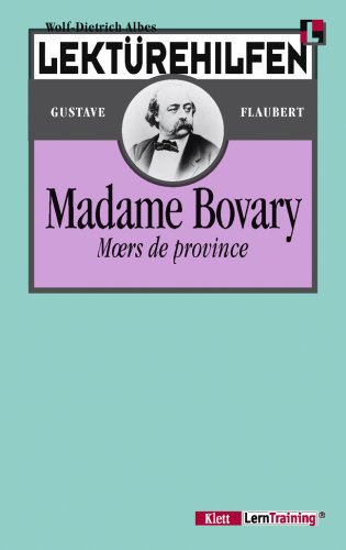 9783129224014: Lektrehilfen Madame Bovary.