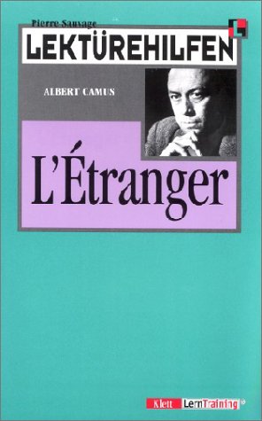 9783129224038: Lektrehilfen Camus 'L' Etranger'. (Lernmaterialien)