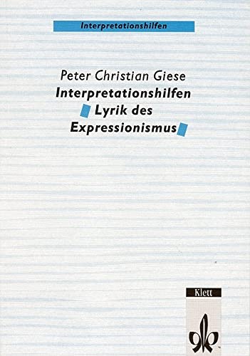 Beispielbild fr Interpretationshilfen Lyrik des Expressionismus zum Verkauf von medimops