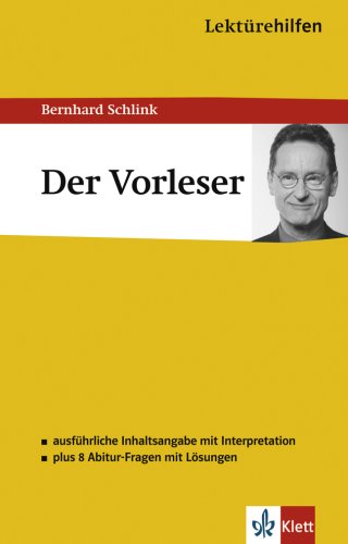 Stock image for Lektrehilfen Der Vorleser. Ausfhrliche Inhaltsangabe und Interpretation for sale by medimops