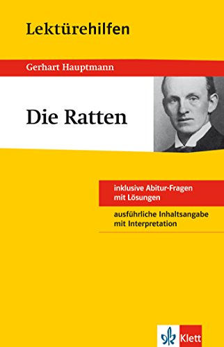 LektÃ¼rehilfen Gerhart Hauptmann Die Ratten (9783129230497) by Haida, Peter; Hauptmann, Gerhart