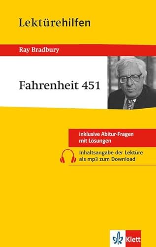 Stock image for Lektrehilfen Ray Bradbury " Fahrenheit 451" for sale by rebuy recommerce GmbH