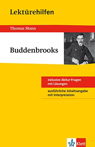 9783129230589: Lektrehilfen Thomas Mann "Buddenbrooks"