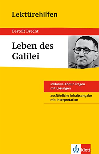 Beispielbild fr Bertolt Brecht "Leben des Galilei": inklusive Abitur-Fragen mit Lsungen. Ausfhrliche Inhaltsangabe mit Interpretation zum Verkauf von medimops