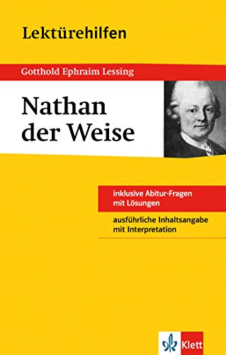 Beispielbild fr Lektrehilfen Gotthold Ephraim Lessing "Nathan der Weise" zum Verkauf von medimops