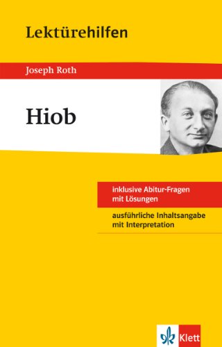 LektÃ¼rehilfen Joseph Roth "Hiob" (9783129230763) by Unknown Author