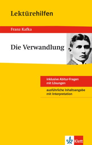 Beispielbild fr Lektrehilfen Franz Kafka "Die Verwandlung" zum Verkauf von medimops